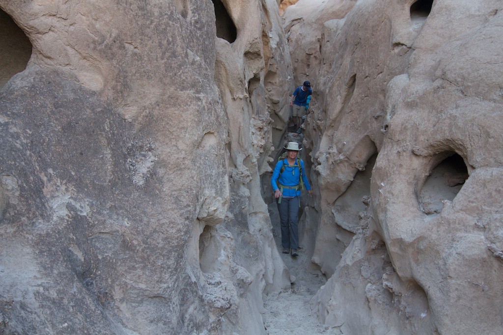 Slot Canyon, Domelands Desert Backpack trip